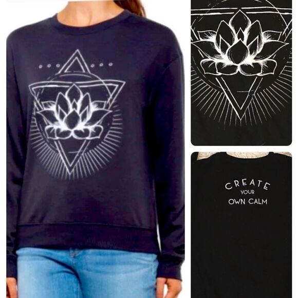 Miken Flow Black Sweatshirt - Picture 1 of 7